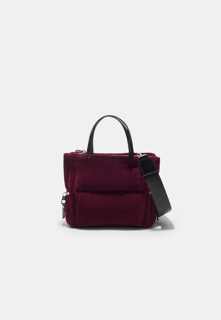 quilted corduroy crossbody bag