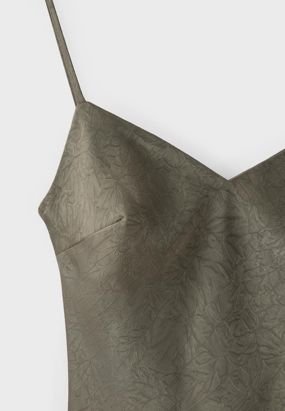 stradivarius satin midi dress Satin midi dress - Women's fashion