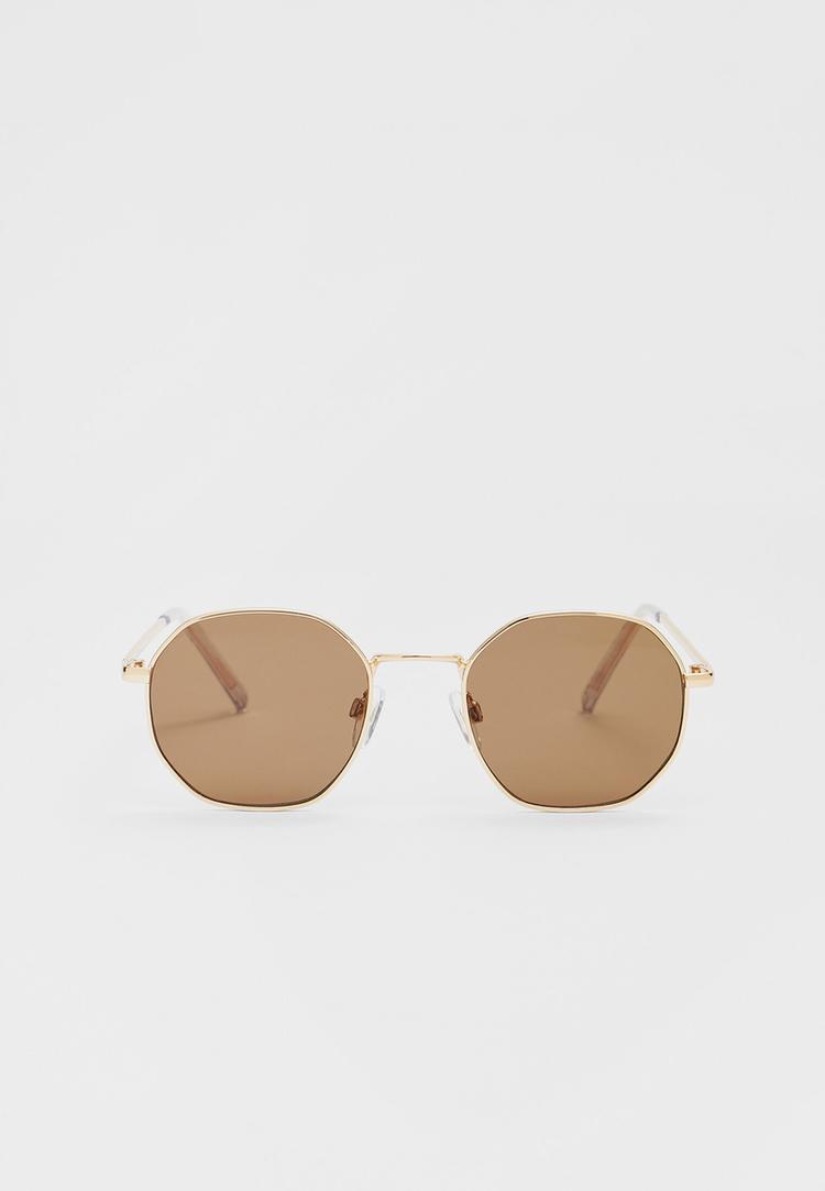 gafas metalicas hexagonales