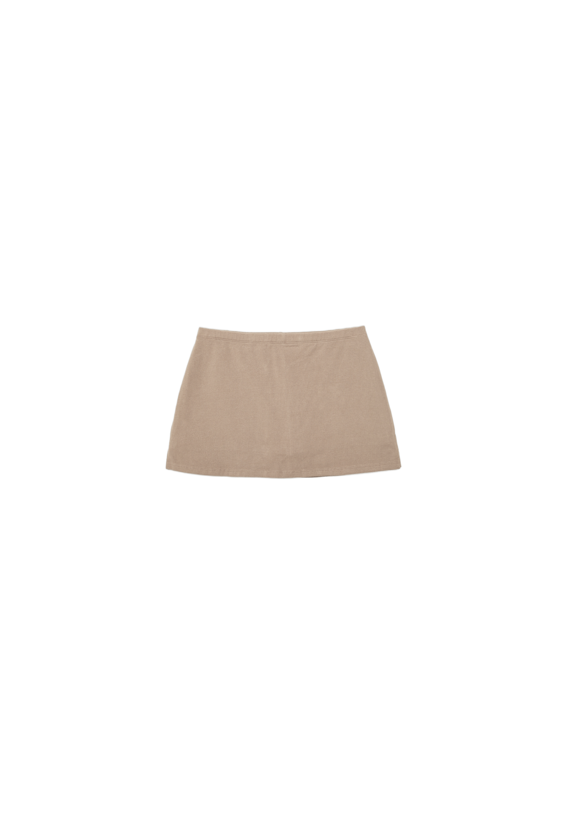 Basic knit skort — Beige