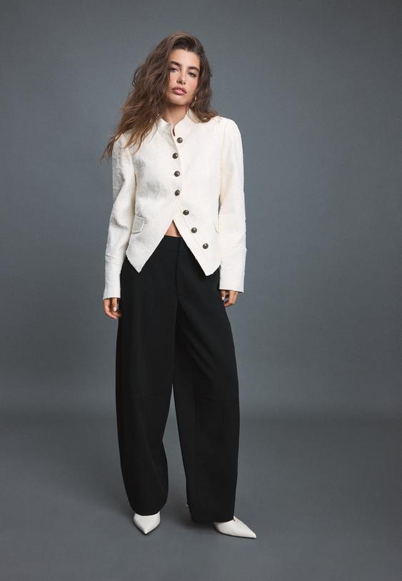 jacquard blazer