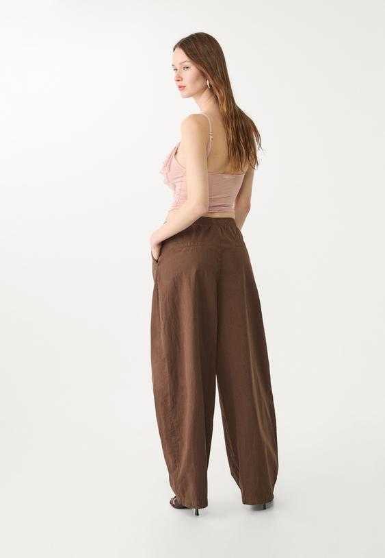 Dikişli barrel pantolon_1