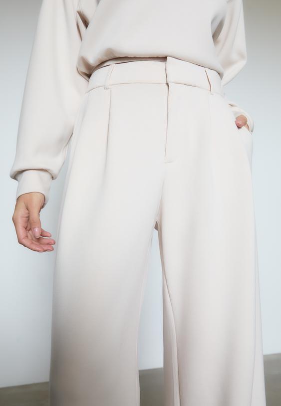 yumusak dokulu kumas pantolon