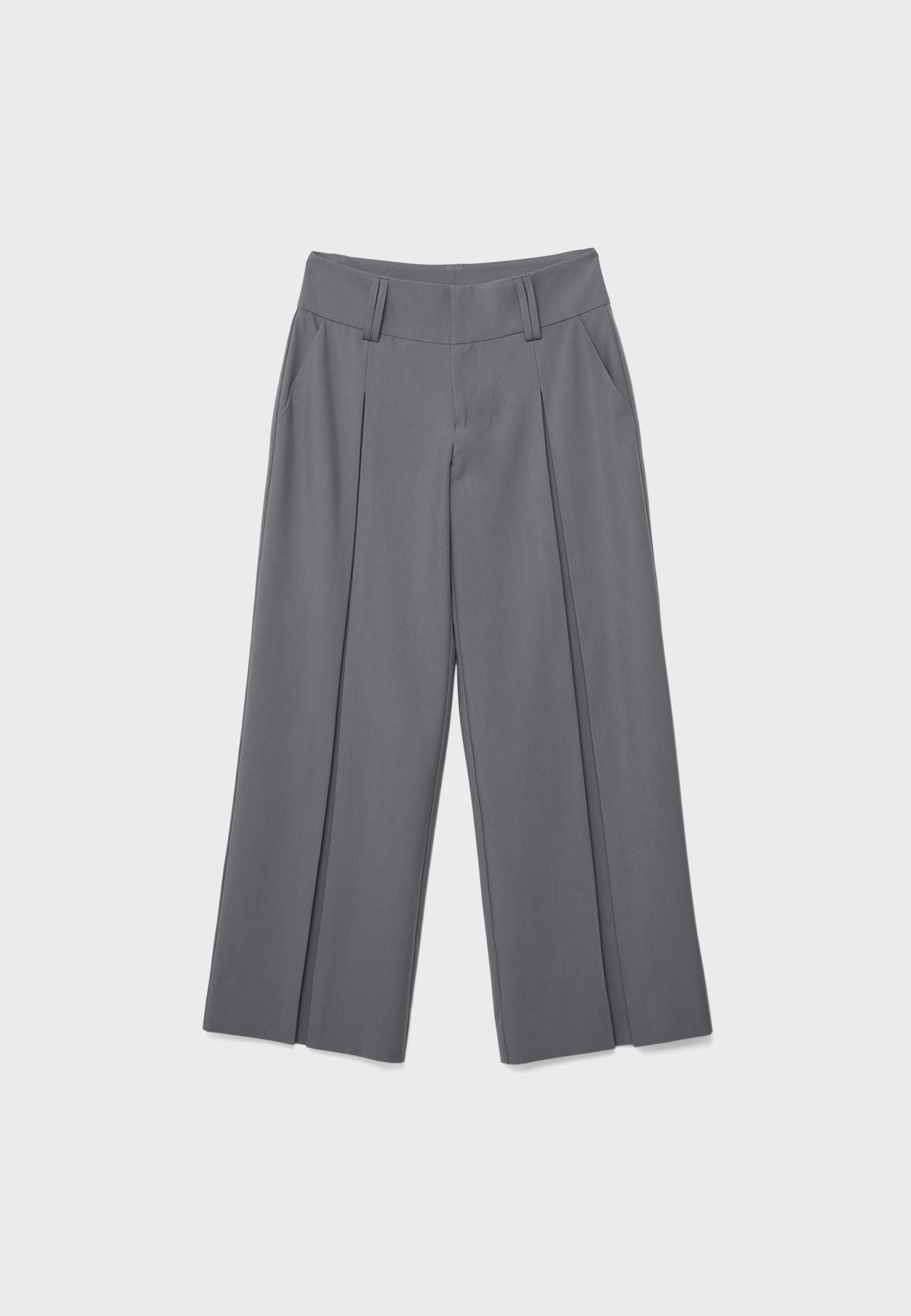 Smart darted trousers — Dark grey