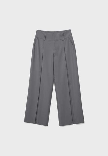 Smart trousers with darts — Dark grey 6