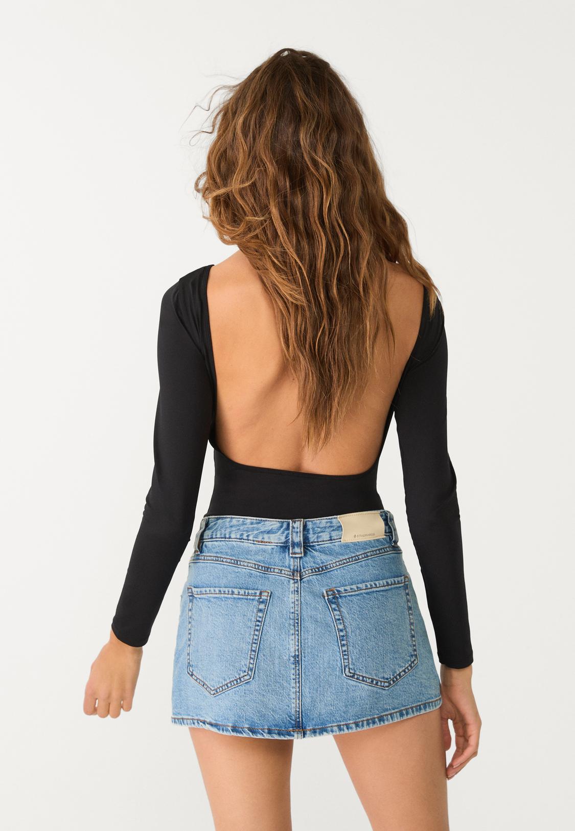 Open back bodysuit Women's fashion Stradivarius Georgia