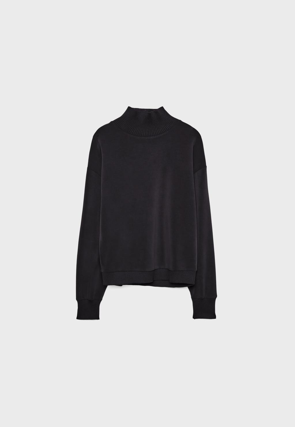 Sweatshirt mit Rippdetails und weichem Griff