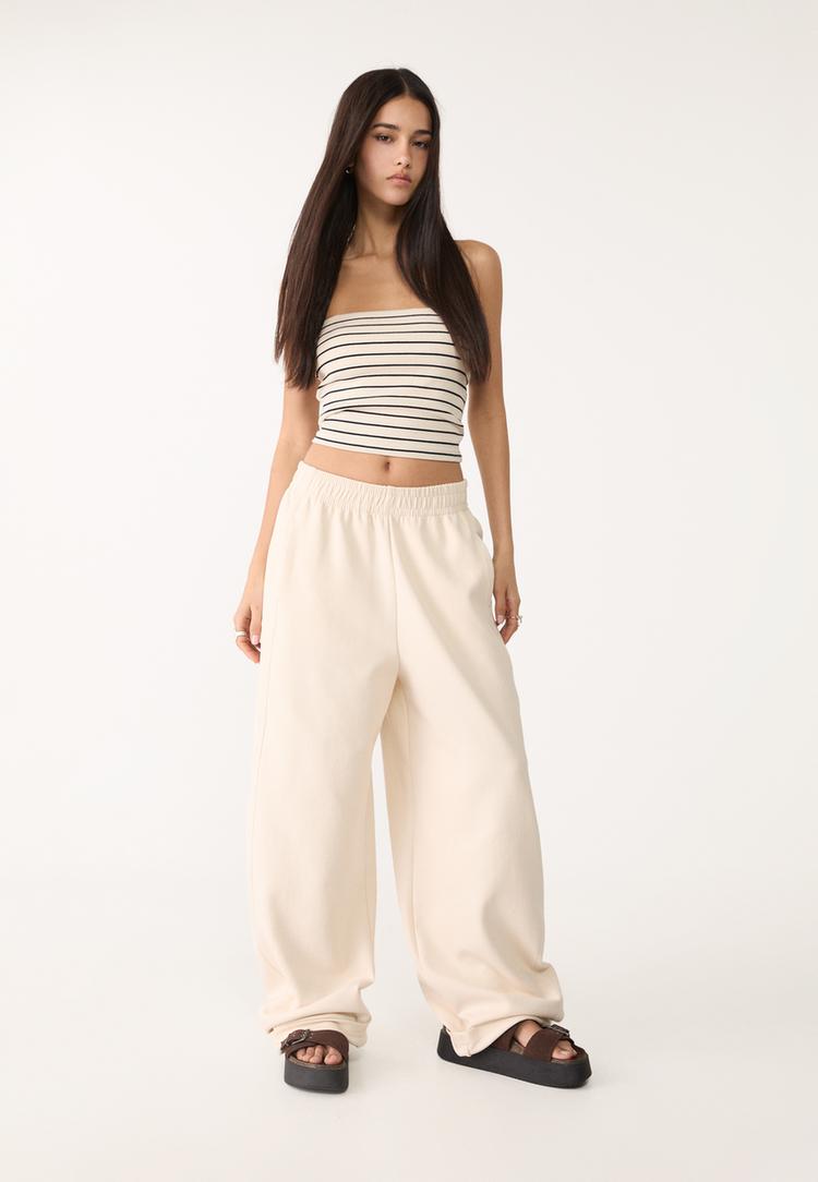 top bandeau rayas