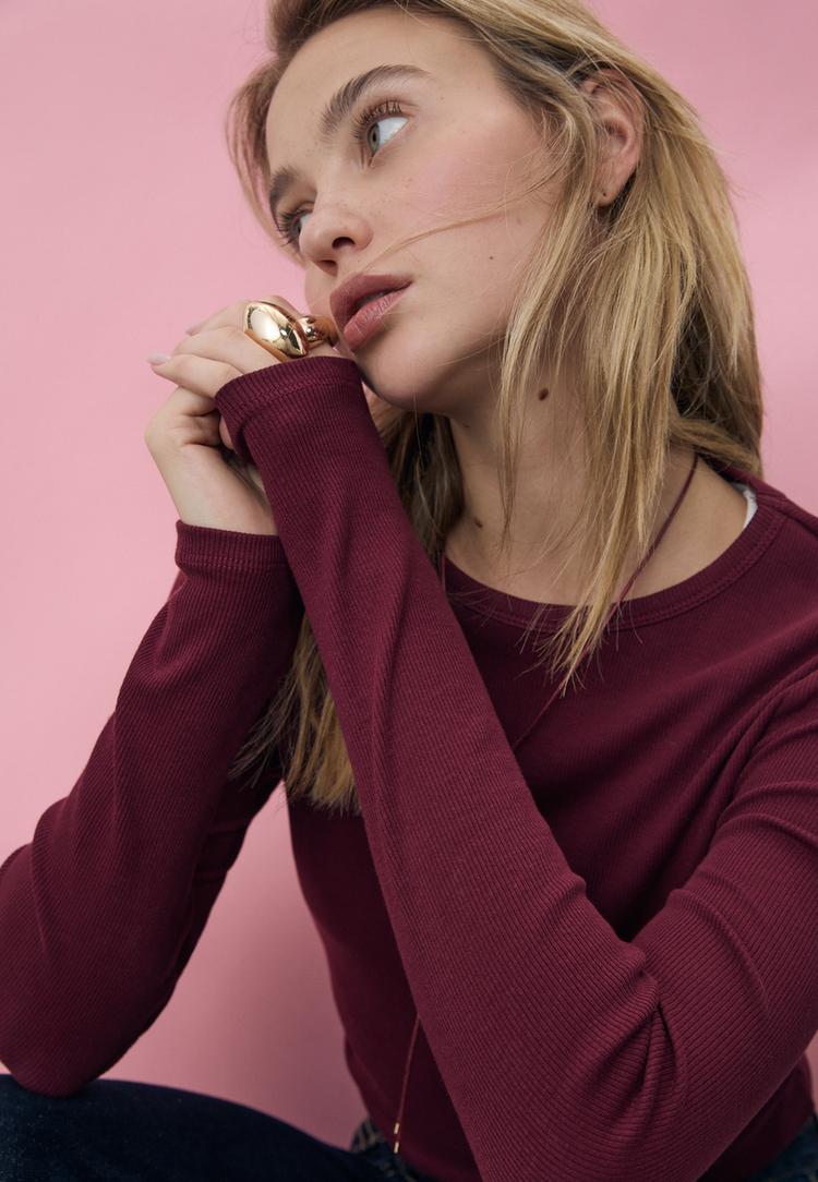 uzun kollu fitilli t