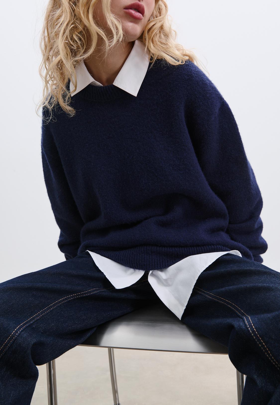 Soft-touch knit sweater Women's fashion Stradivarius Philippines