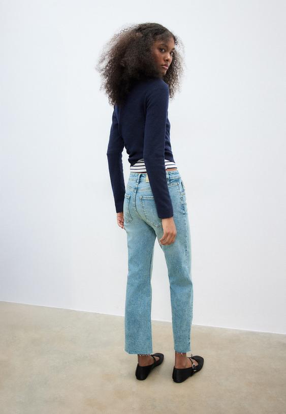 d78 jeans cropped klokkend