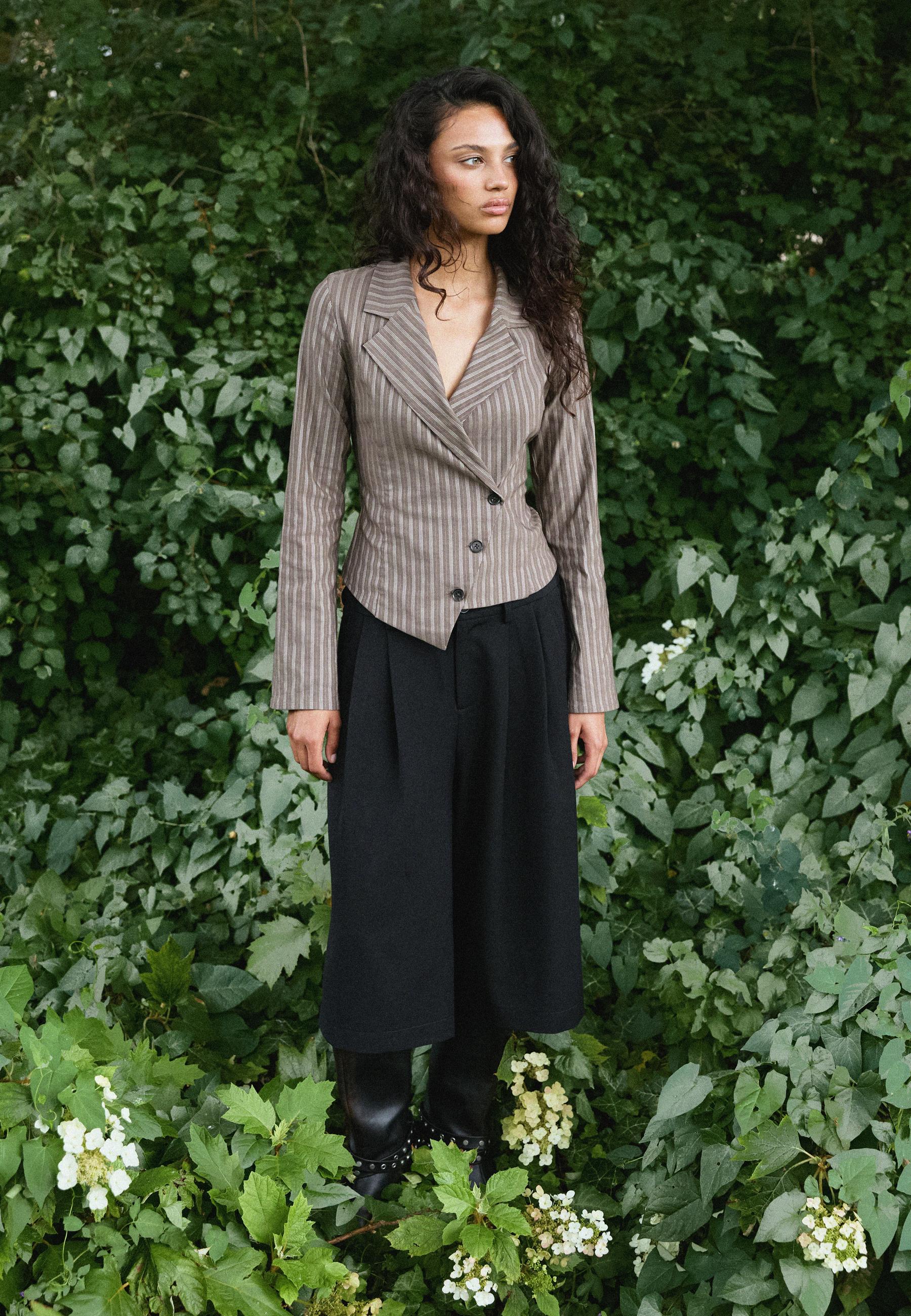 Tailored Bermuda shorts — Black