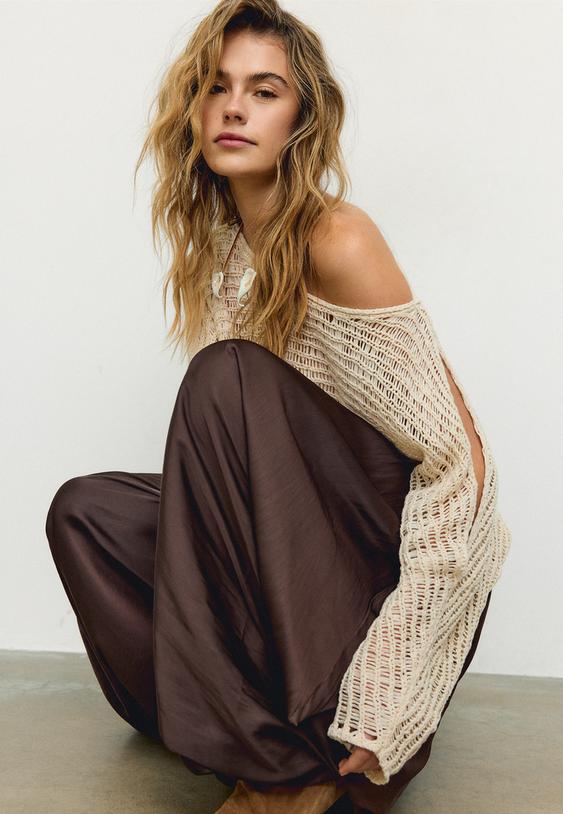 pantalon bouffant super volume