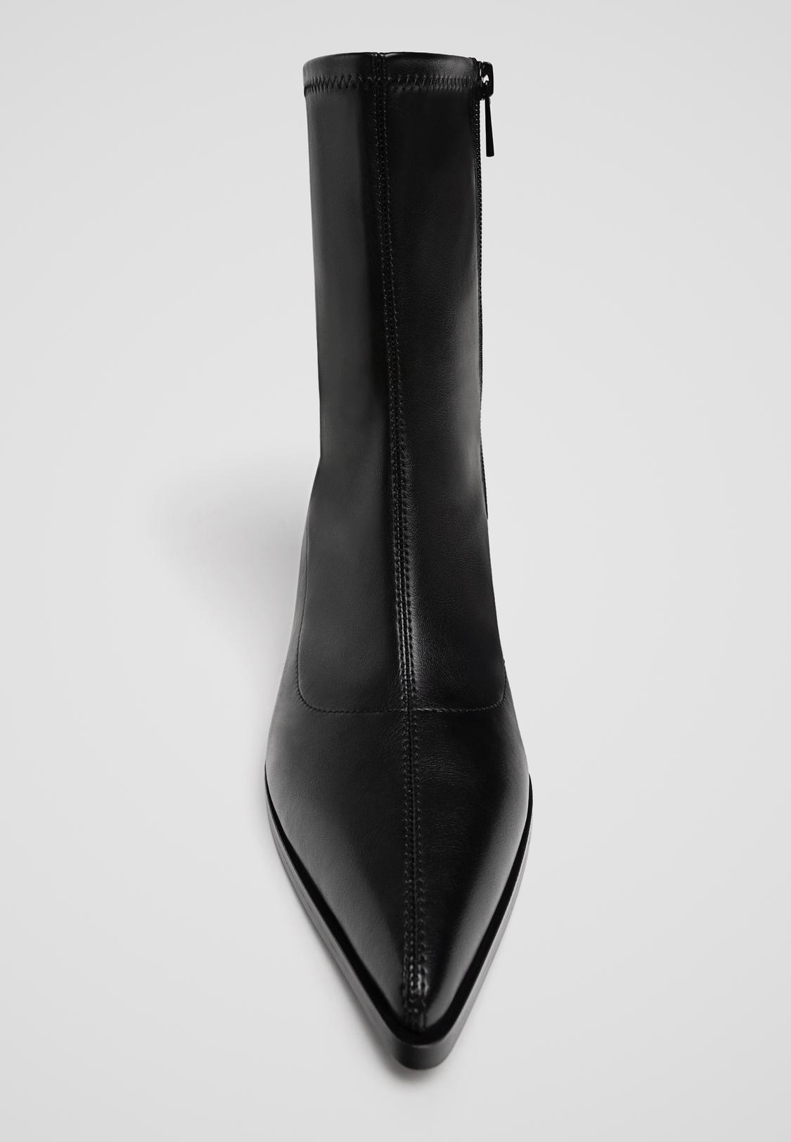 Botines Tacon Fino Botin Negro Stradivarius Botin Negro Tacon