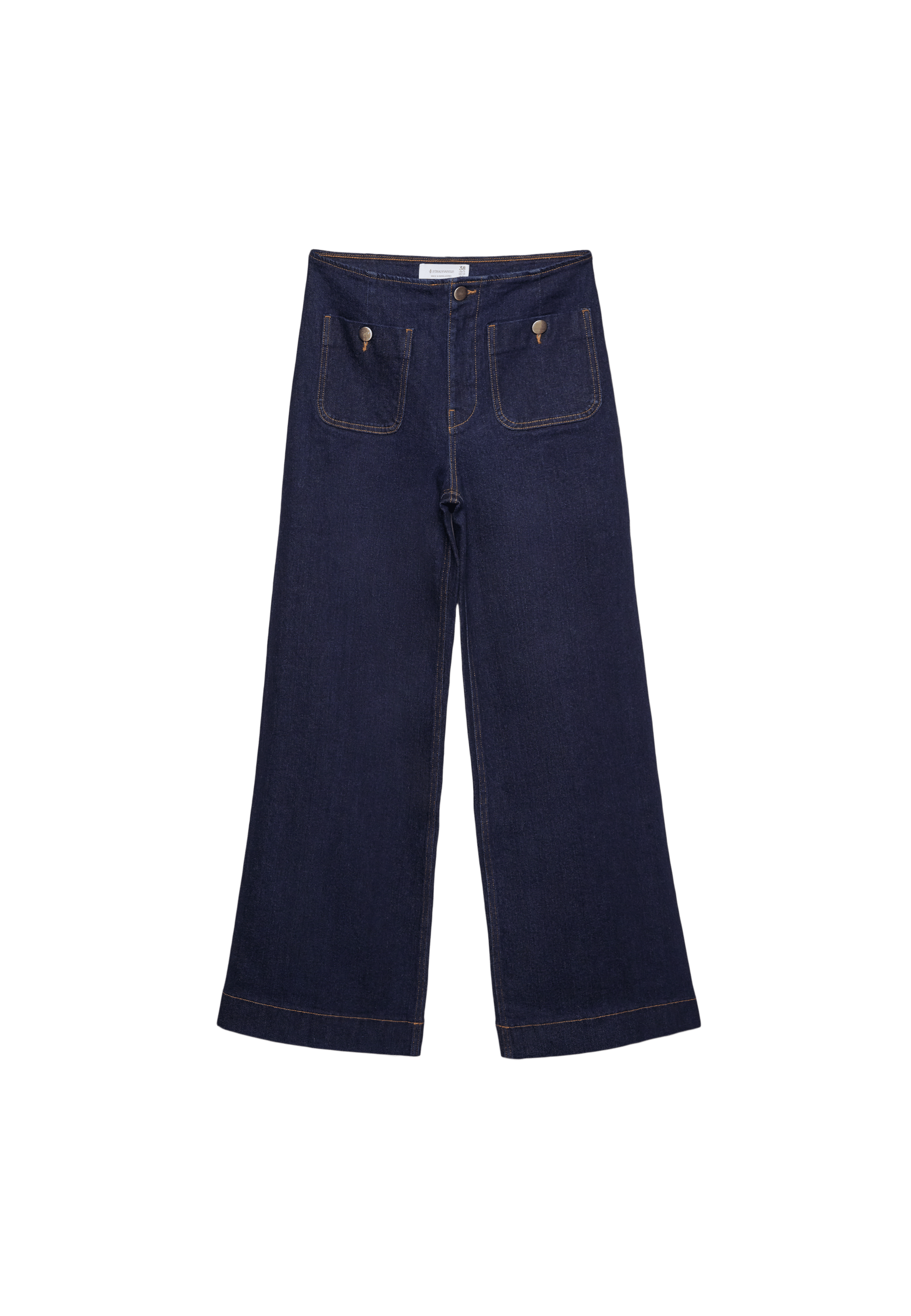 Stradivarius D77 minimal cepli jean görsel 5