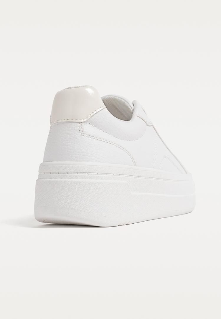 zapatillas plataforma blancas