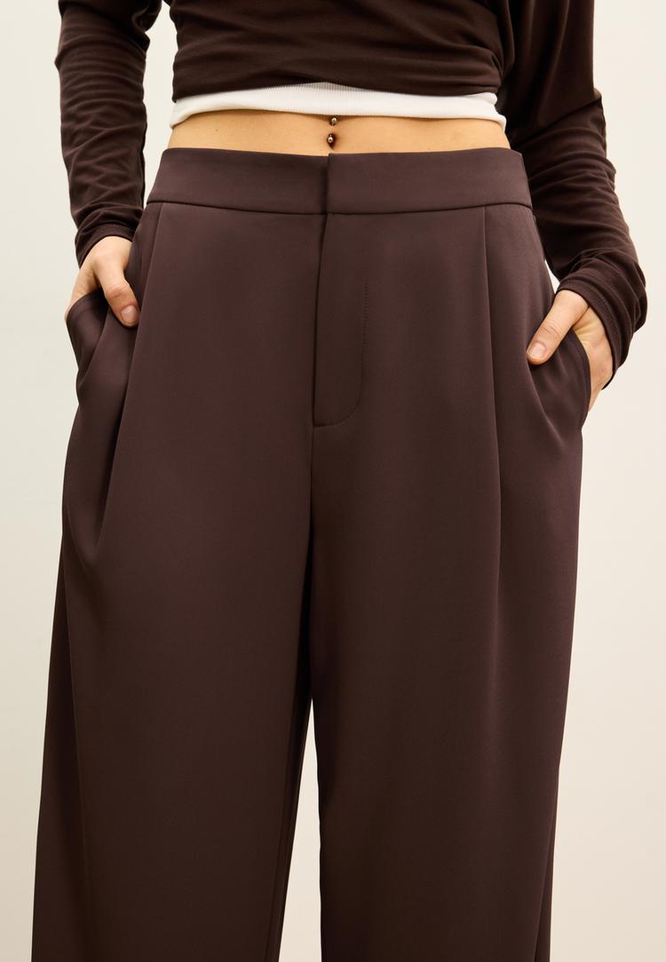 pantalon culotte vestir pinzas