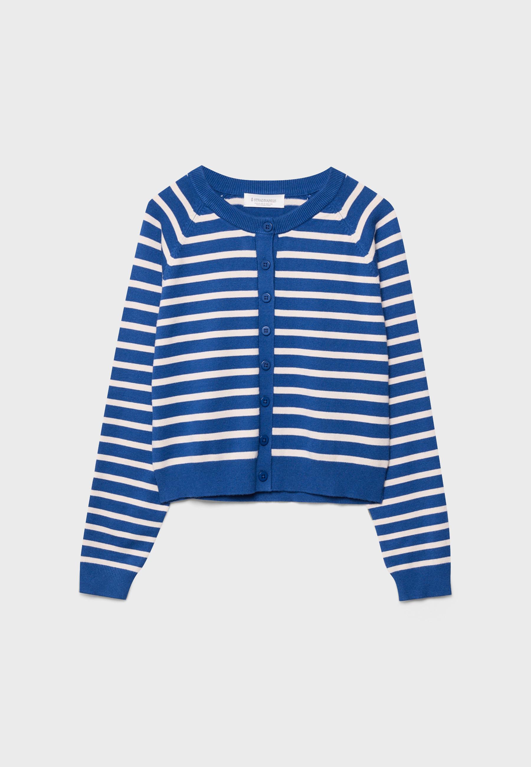 Reglan kollu düğmeli triko hırka - Görsel 6
