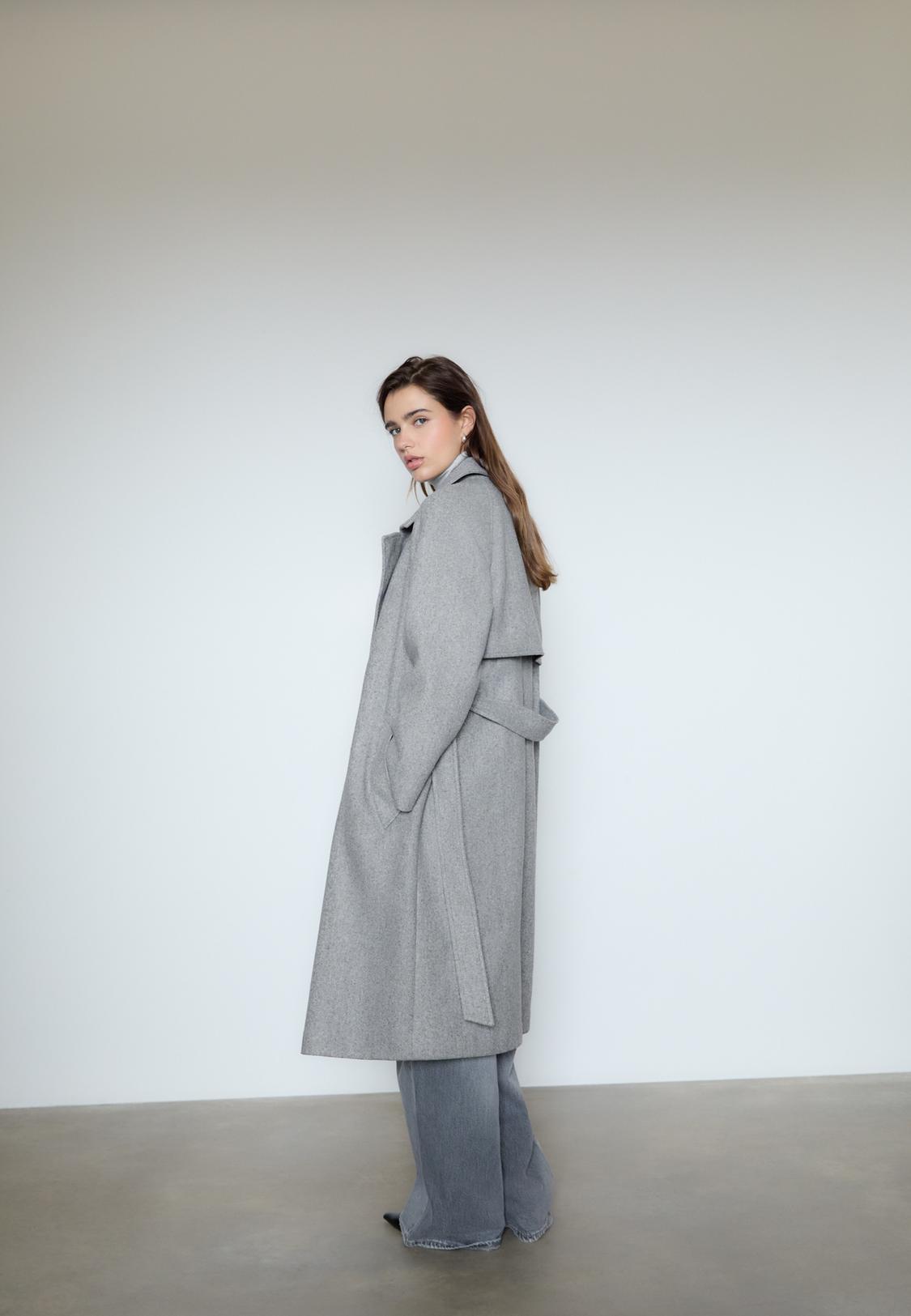 Trench coat doux au toucher Manteaux et Blousons femme