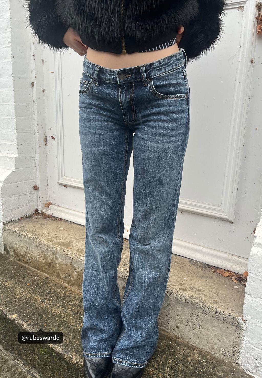 Jeans model bootcut low-rise
