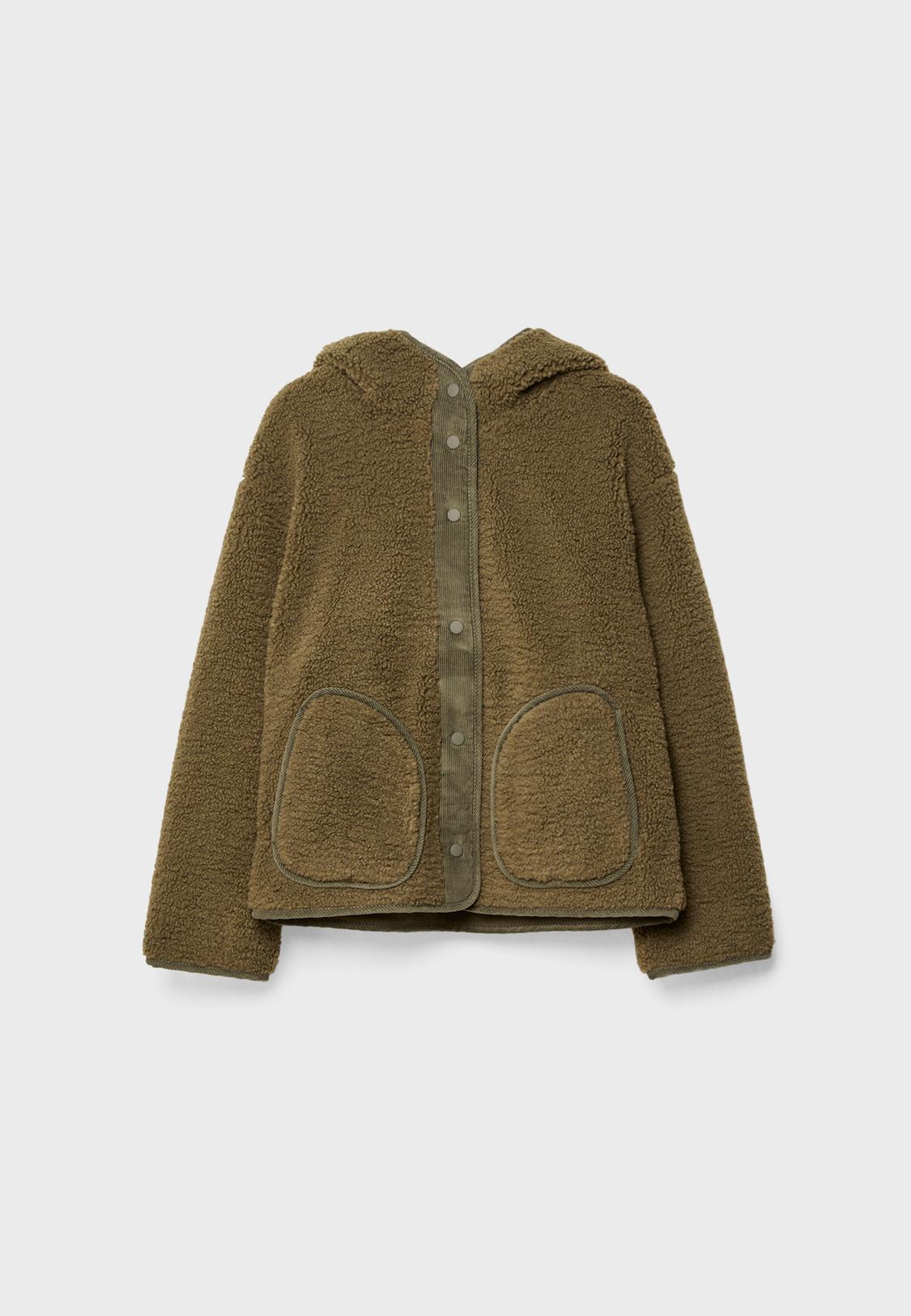 Pull Mouton Stradivarius Blouson Effet Mouton Synthétique Détail