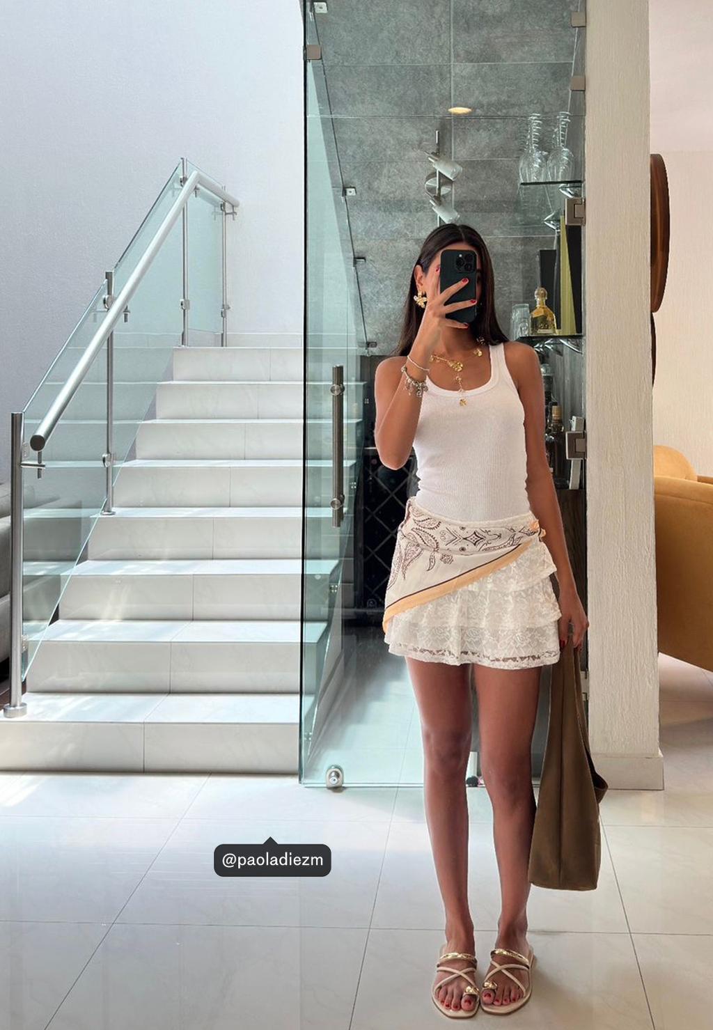 Rok celana renda bahan jatuh