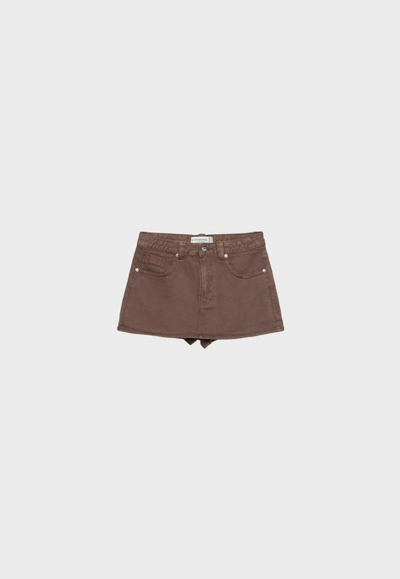 D62 denim şort etek - Görsel 9