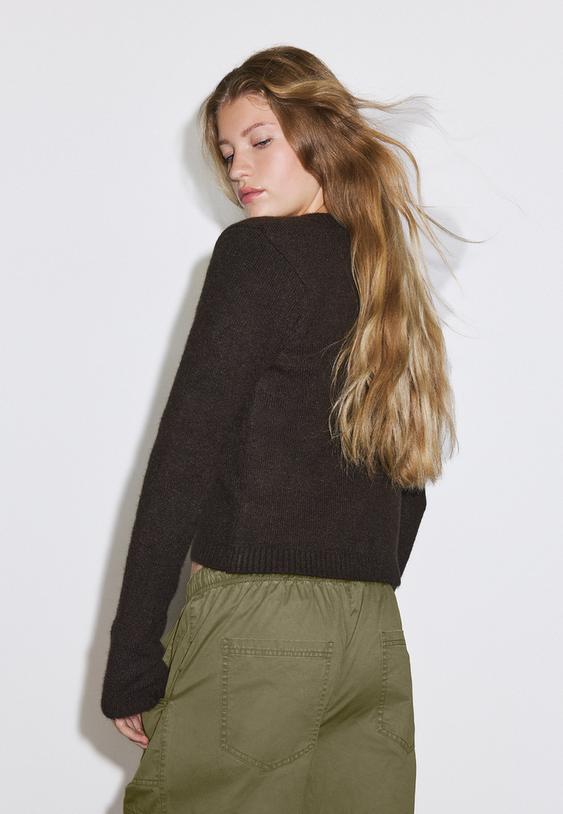 gilet en maille boutonne