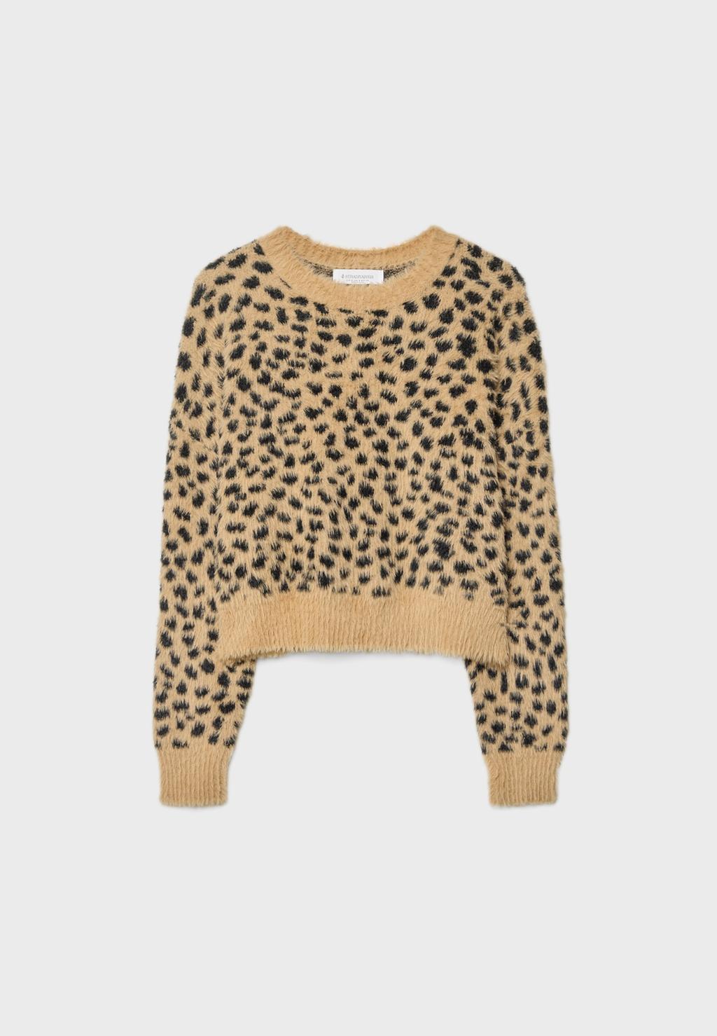 Maglia in maglia pelliccia sintetica