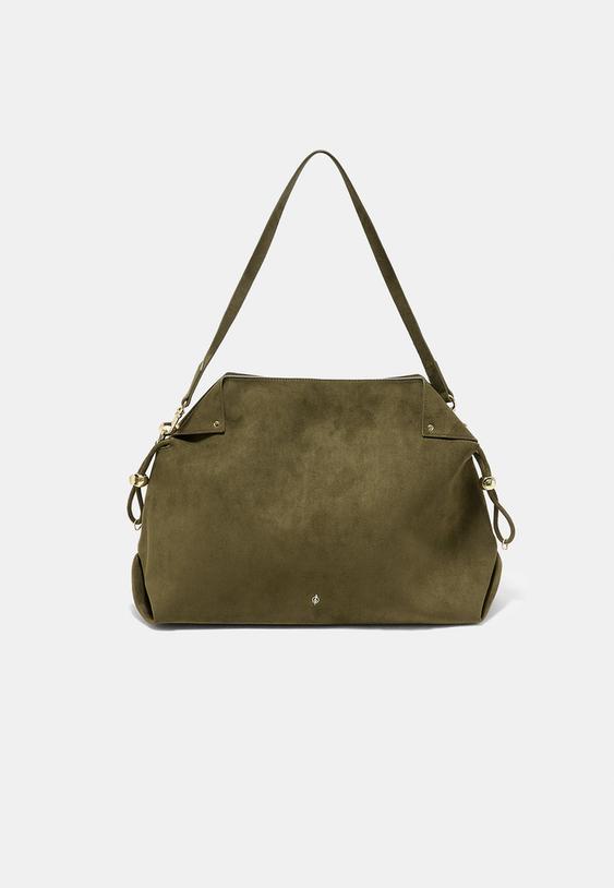 bolso hombro fruncido