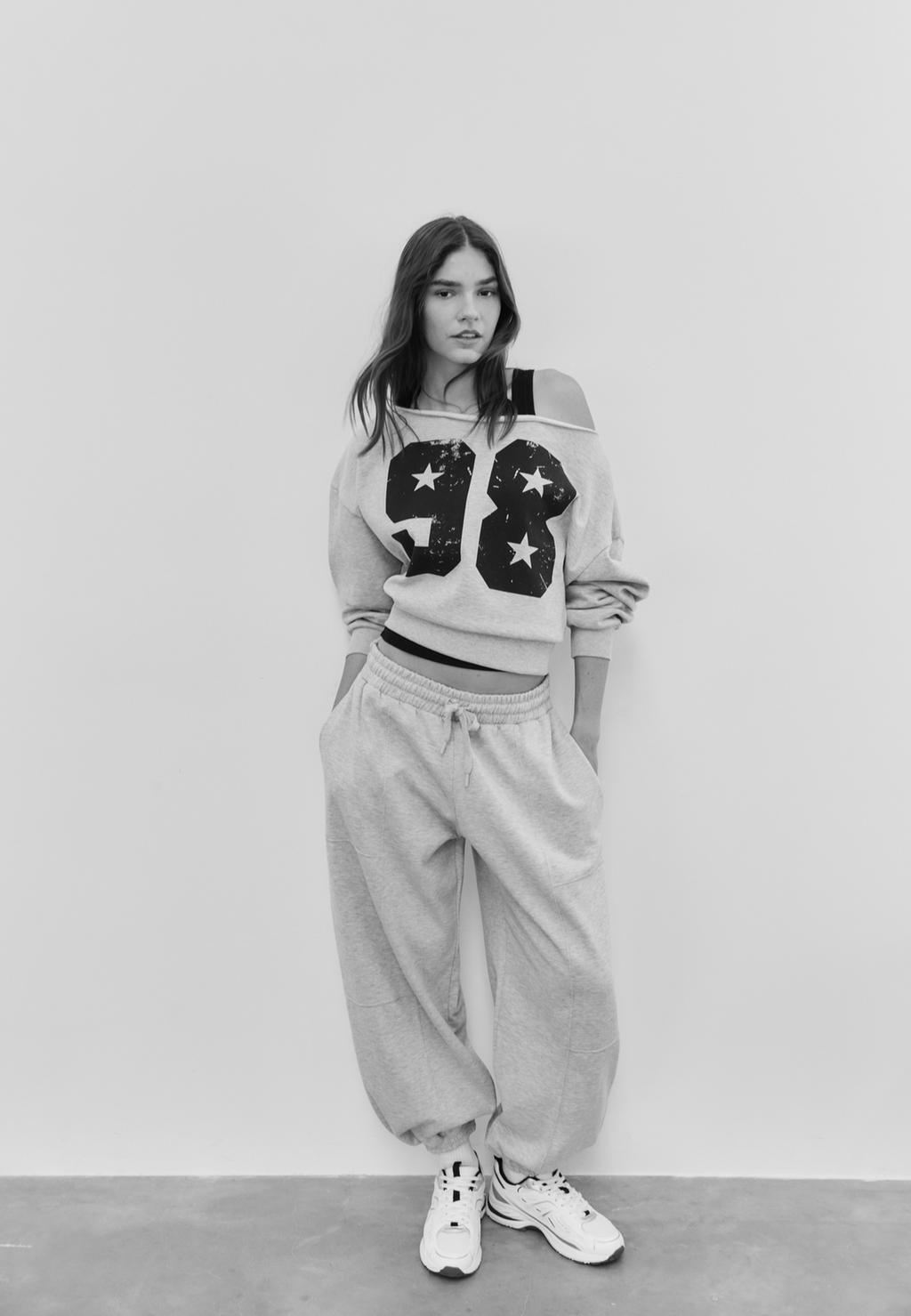 Joggerbroek ballonmodel van fleece