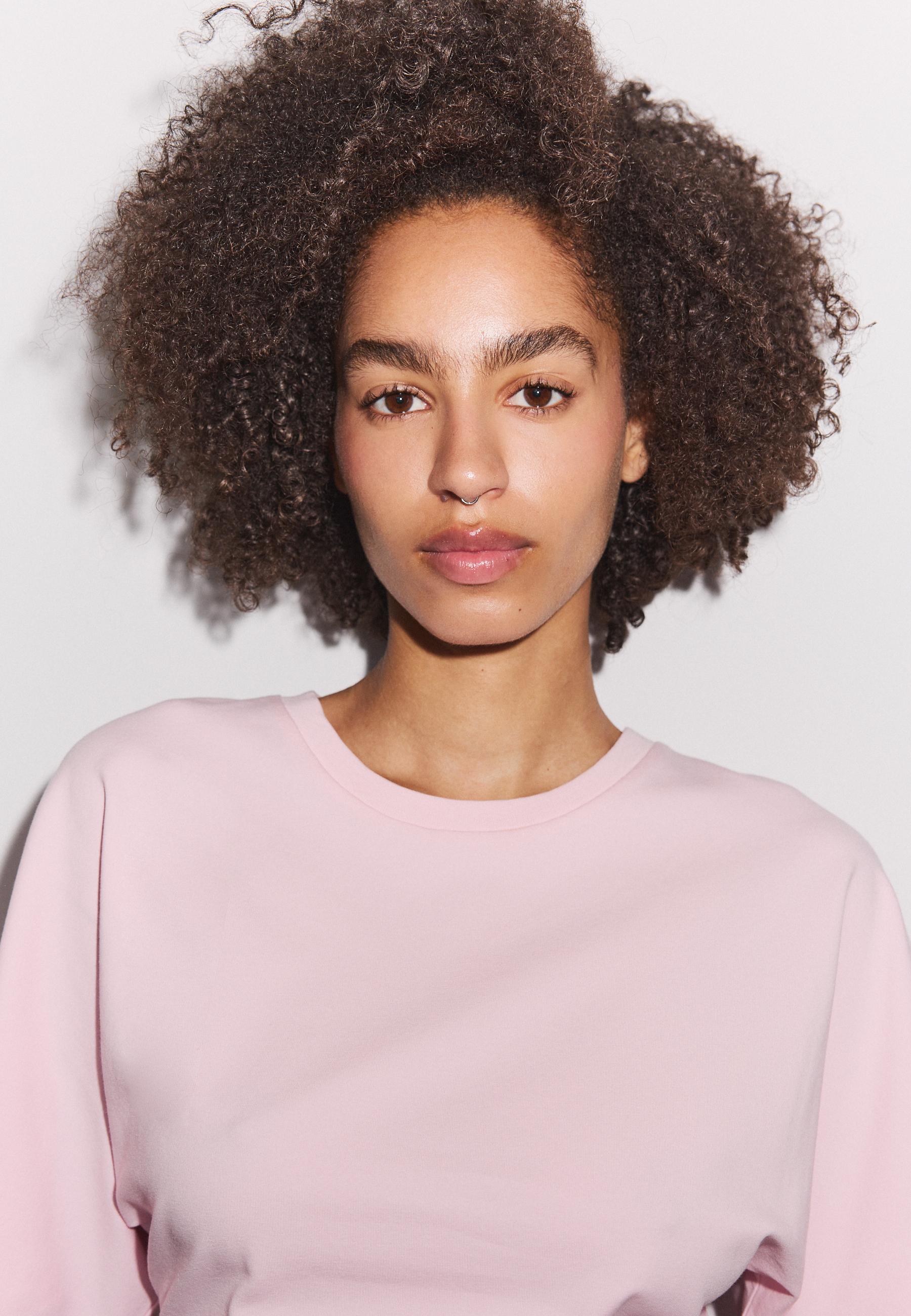 Japanese short sleeve T-shirt — Pale pink