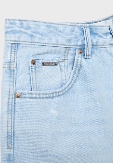 D93 Longline shorts — MEDIUM LIGHT BLUE DENIM 9