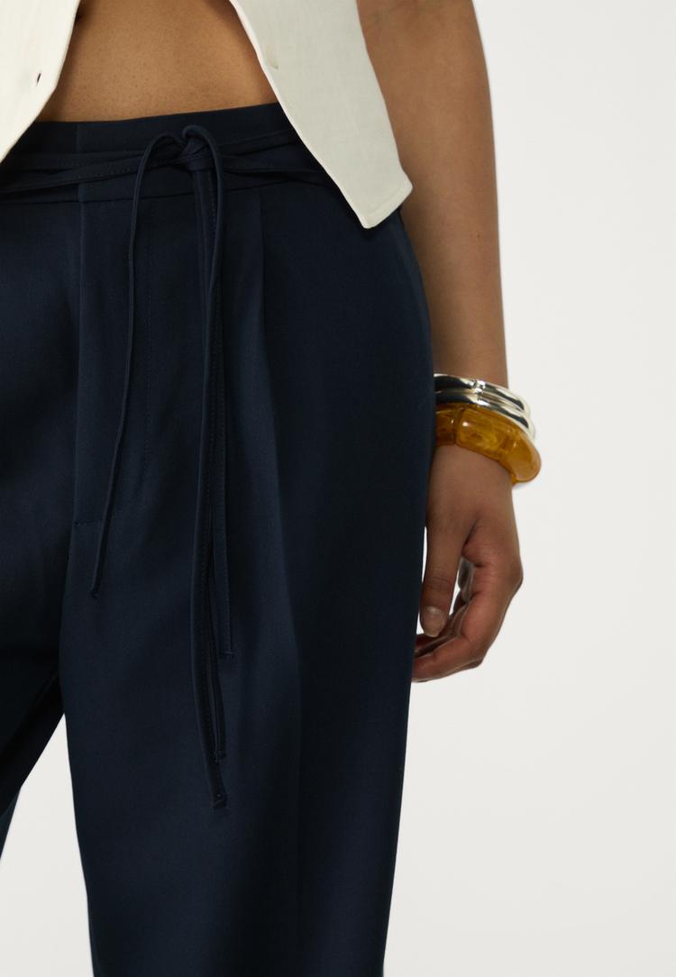 pantalon super wide leg cinturones