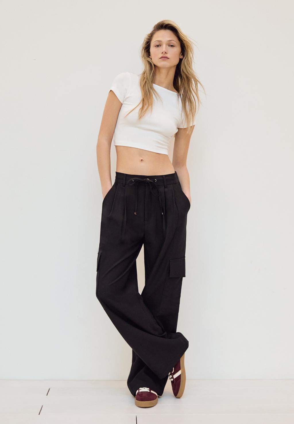 Pantalon cargo habillé
