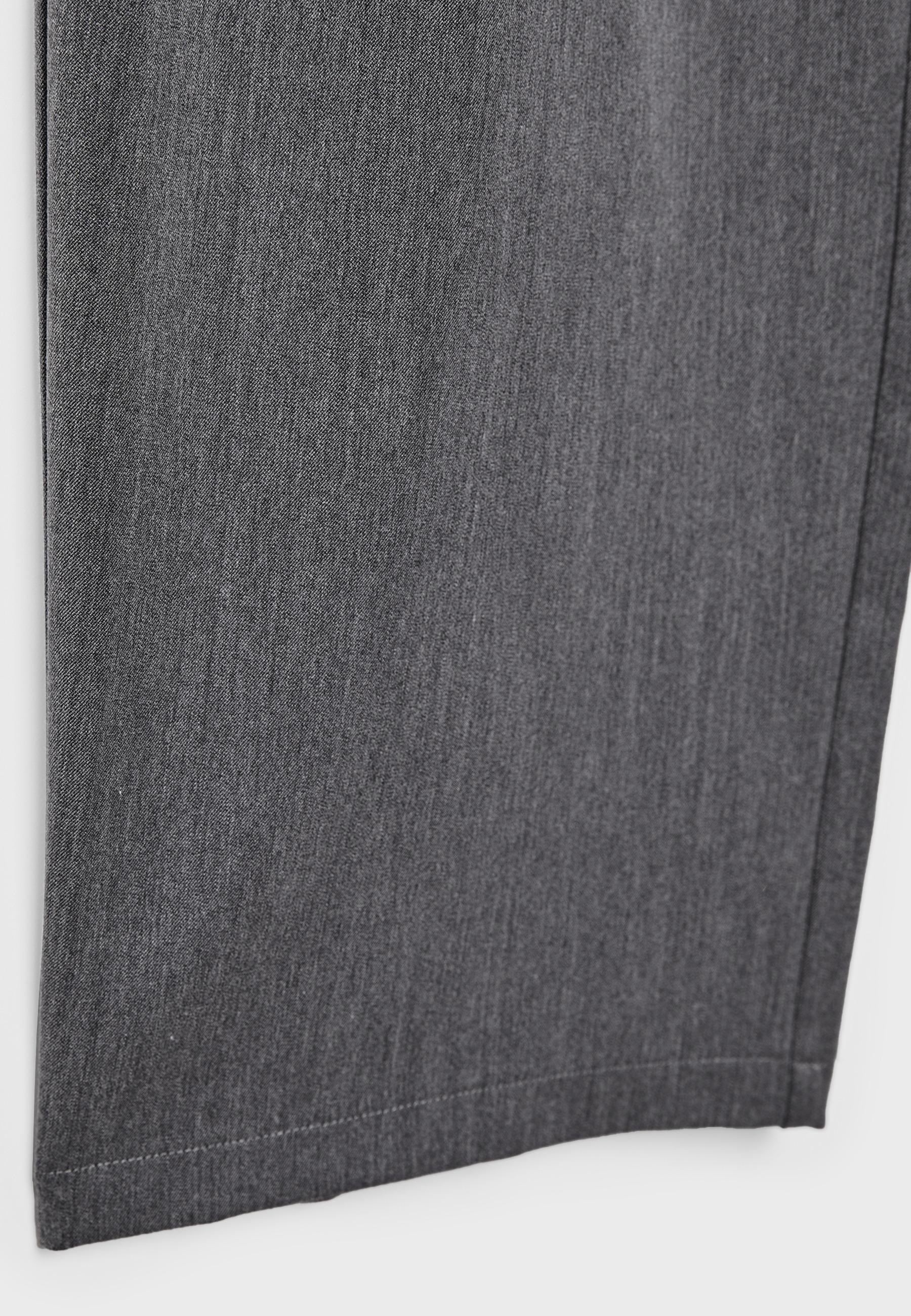 Barrel smart trousers with darts — Dark grey
