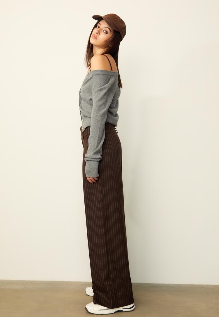 pantalon vestir cinturilla rayas