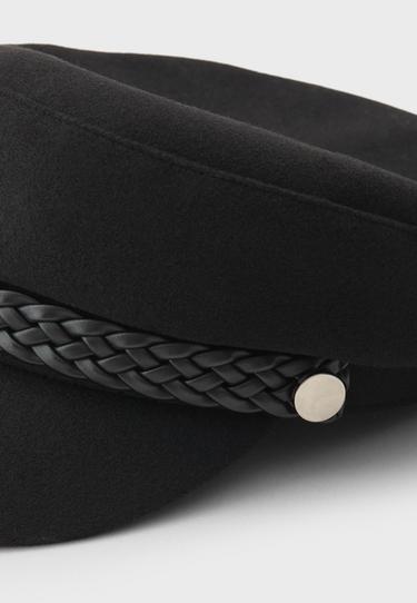 Braided sailor cap — Black 5