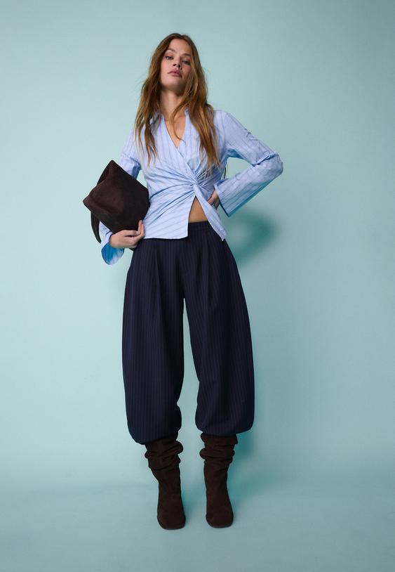 pantaloni eleganti a palloncino