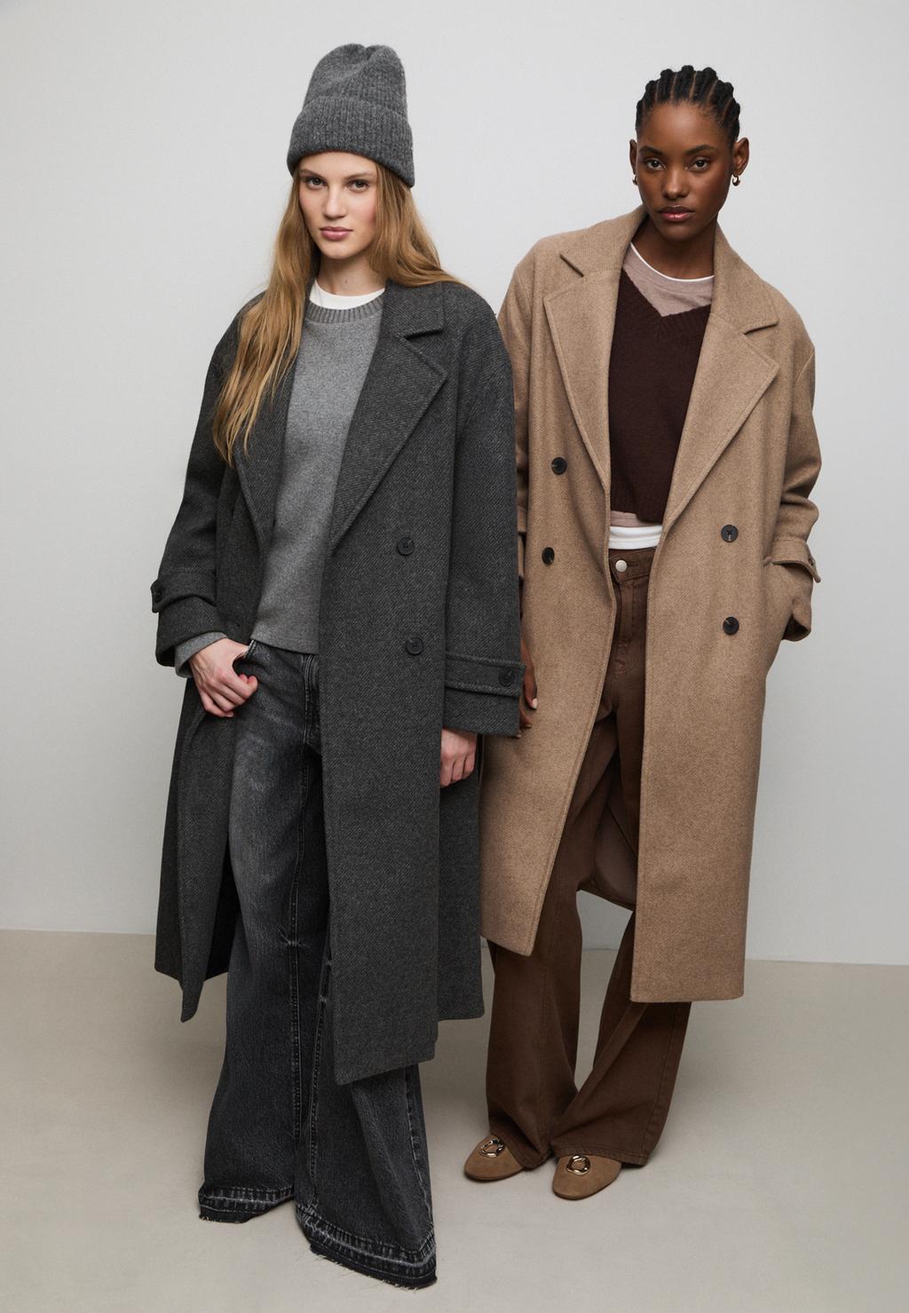 Abrigo largo oversize