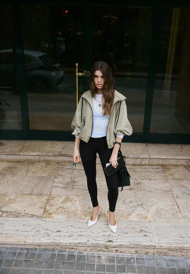 Side-stripe leggings — Black 6