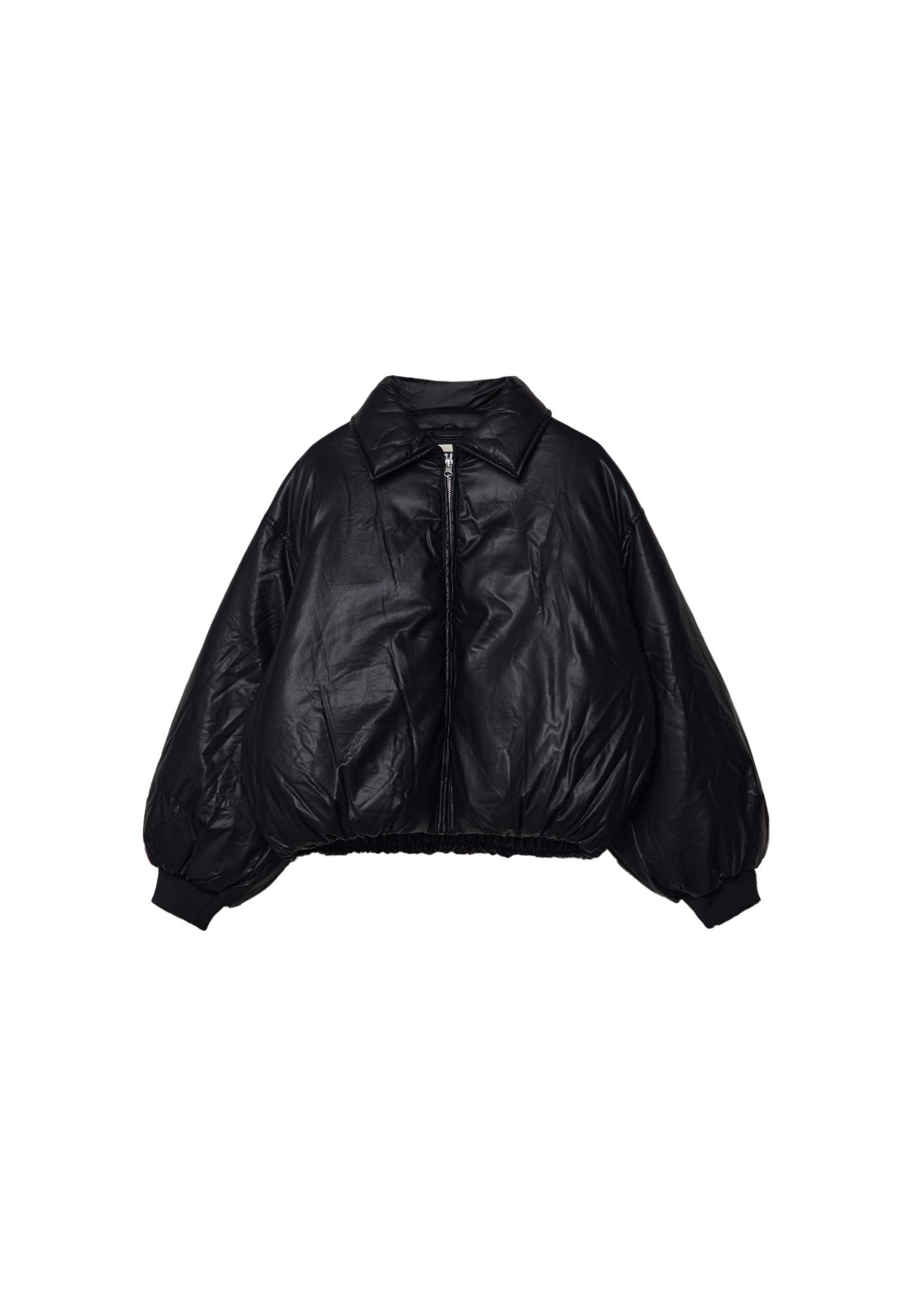 Stradivarius 黒 フェイクファー ジャケット M フェイクファー ジャケット/アウター | 人気レディース