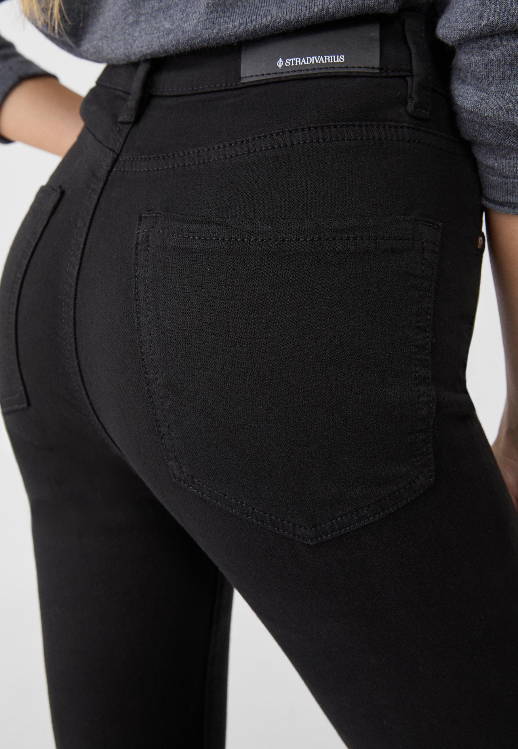 High-waist skinny jeans — Black
