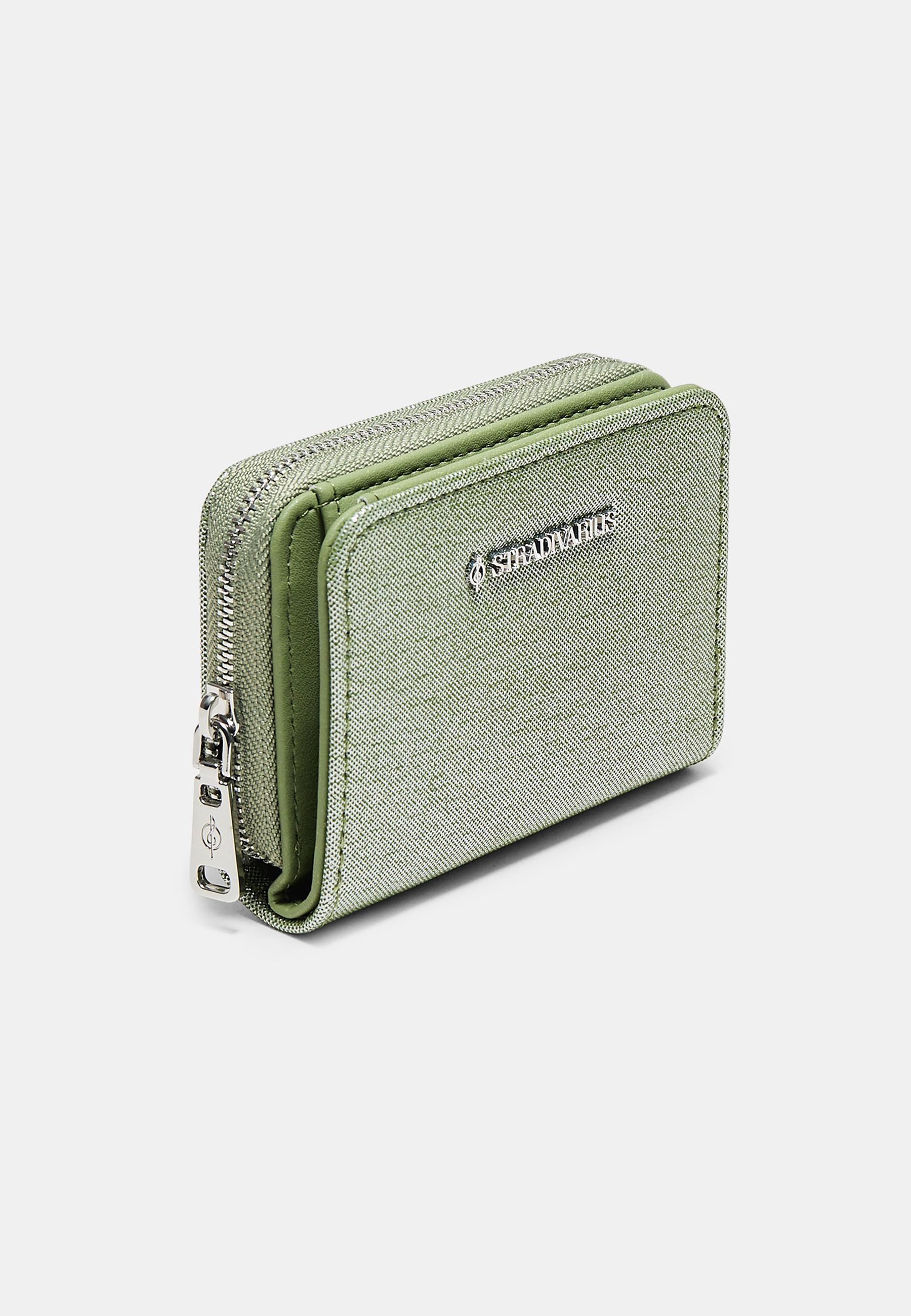 Shimmery rectangular purse — Khaki