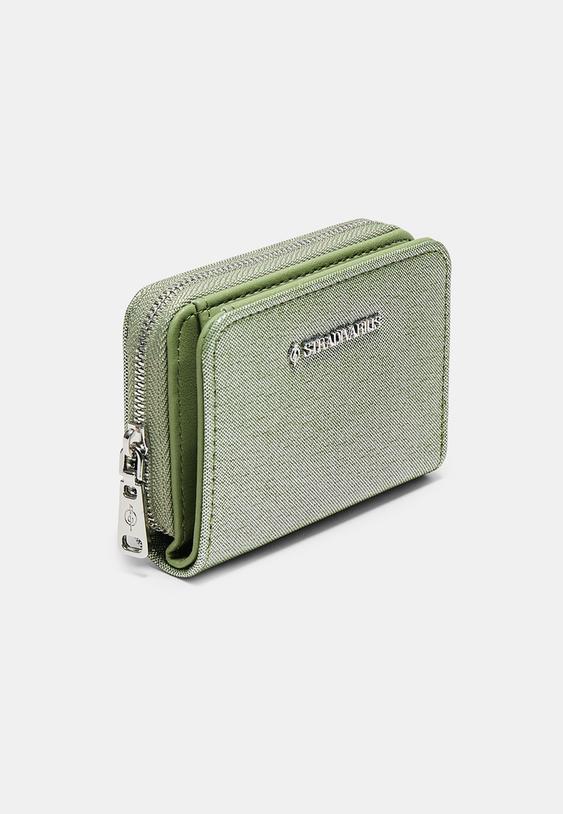 portemonnaie rectangulaire brillant