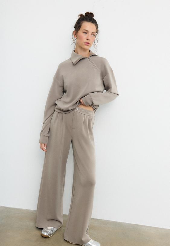 pantalon pinzas tacto suave