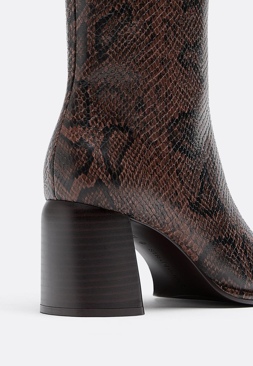 Botines tacón animal print