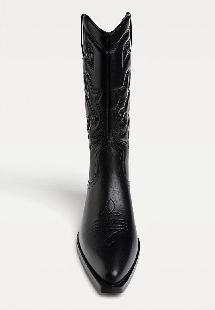 botas cowboy tacon
