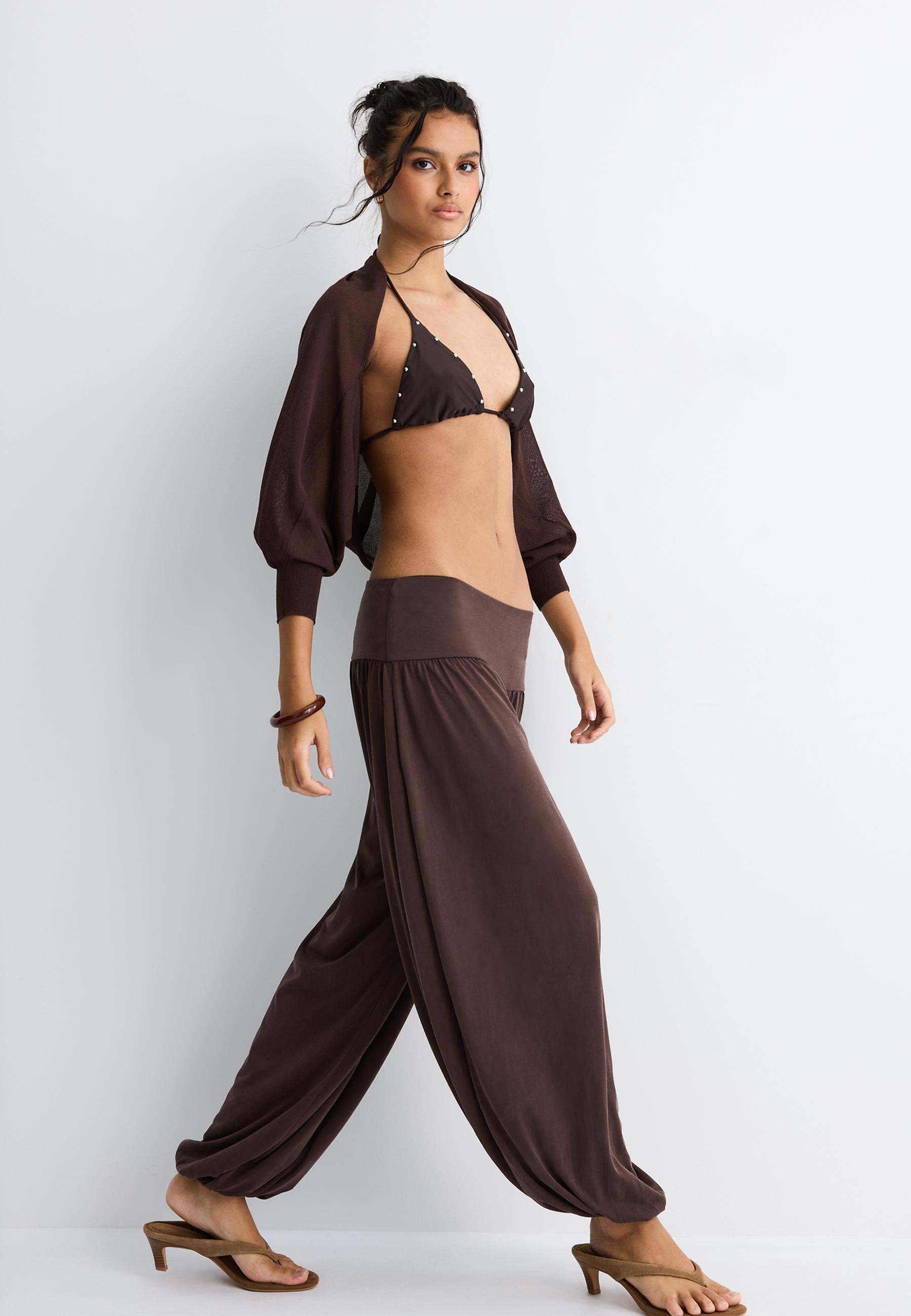 Balon paça şalvar pantolon - Görsel 2