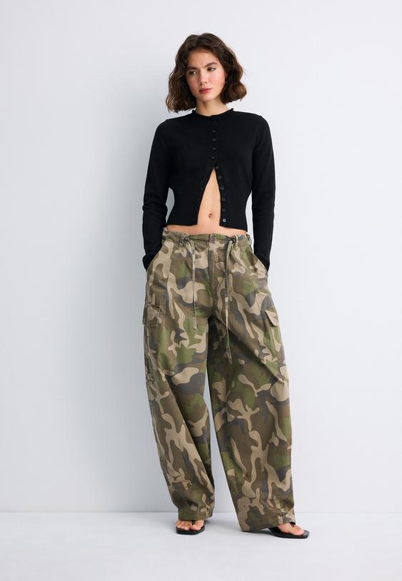 cardigan entallado cuello mao
